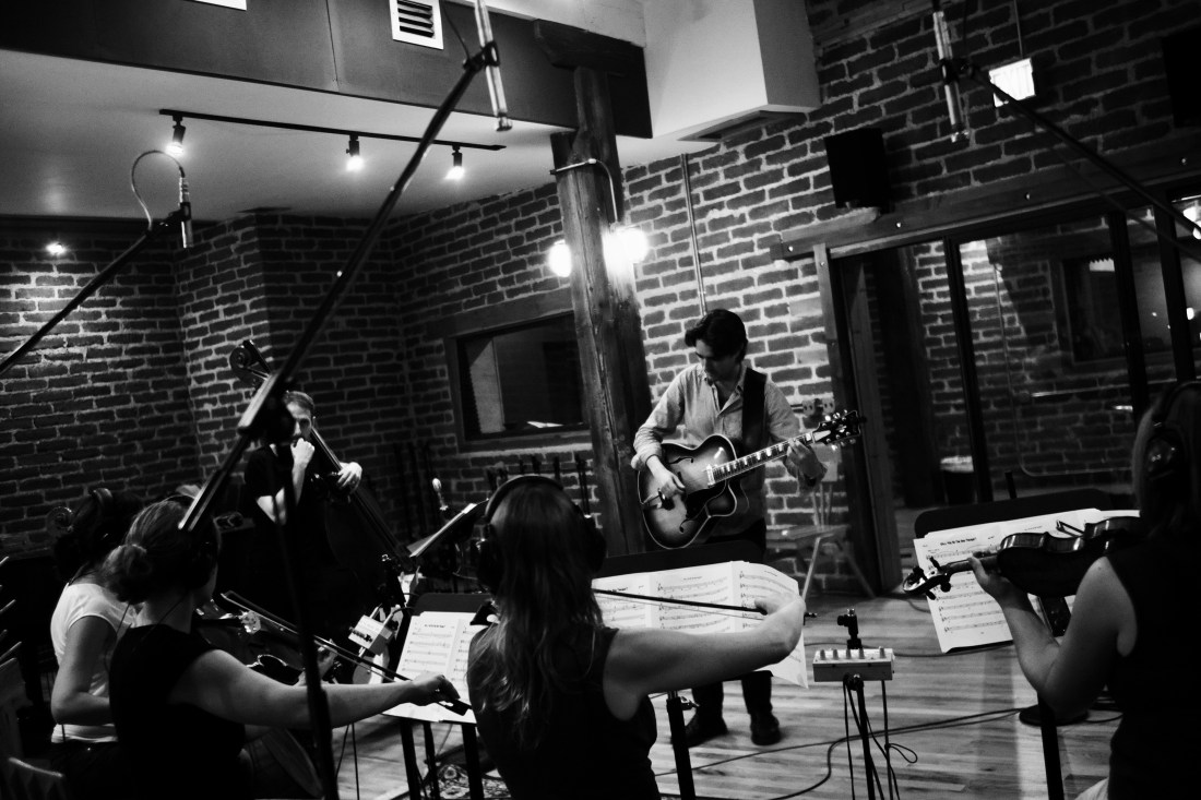 Andy with strings 1. Photo by Mikel Patrick Avery.  