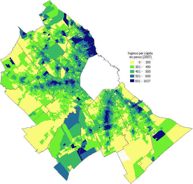 Resultado de imagen para pobreza gran buenos aires mapa