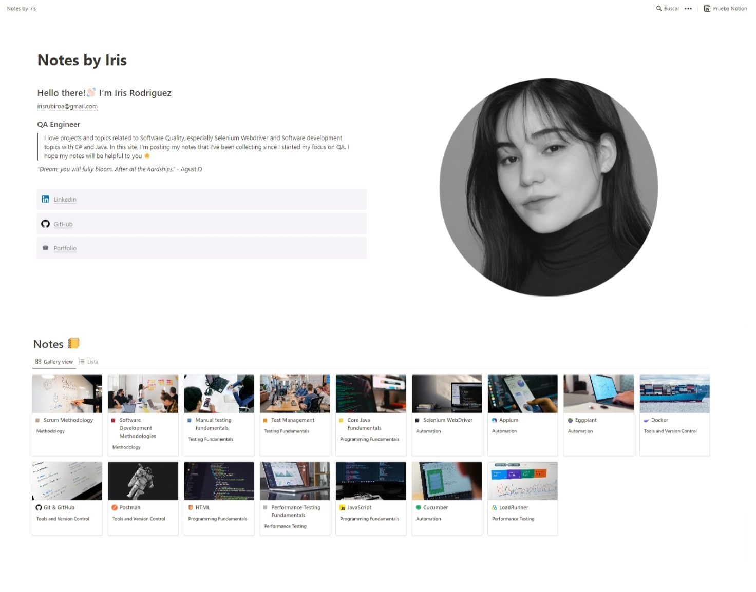 Inicio | @Iris Rodriguez