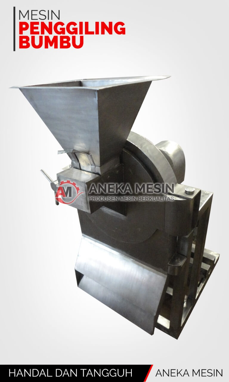 Mesin Giling Bumbu Basah Murah Glb220 Cara kerja mesin cukup sederhana dengan memakai motor bensin 55 Pk atau bisa menggunakan motor listrik 450 Watt.