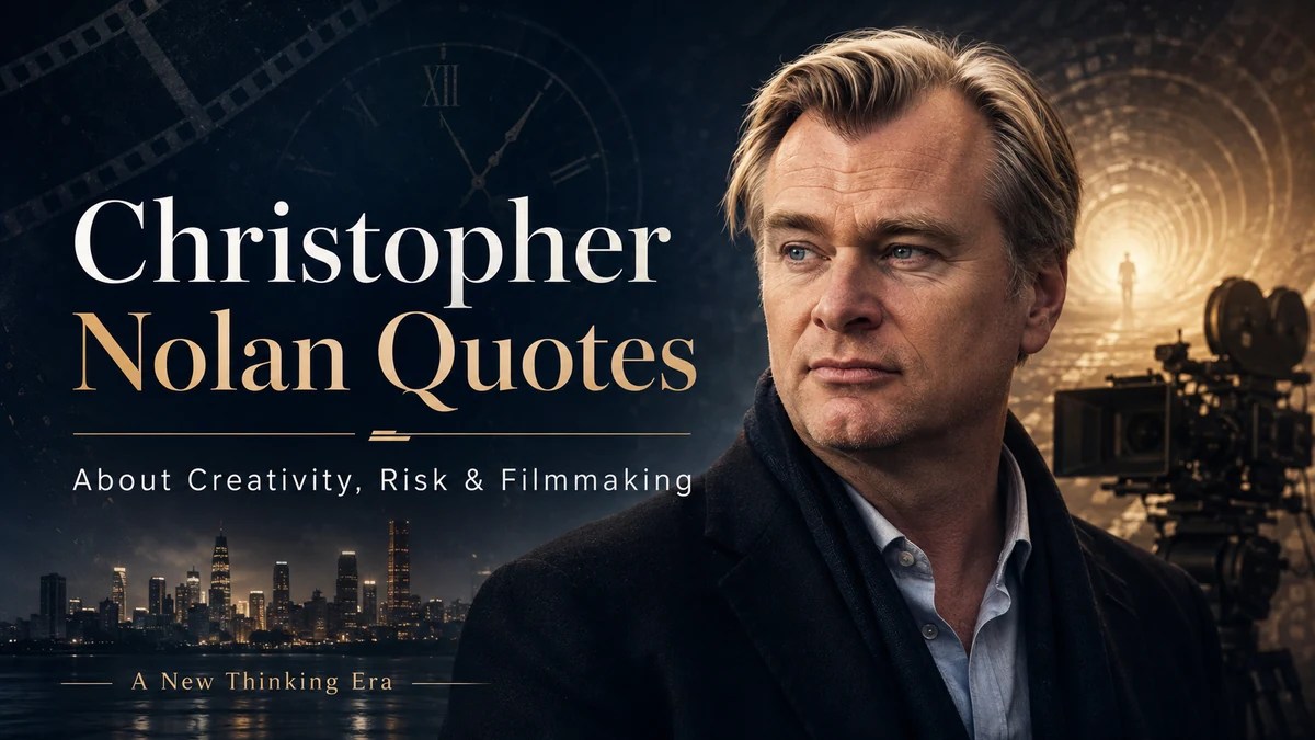 Christopher Nolan quotes about creativity, risk and filmmaking