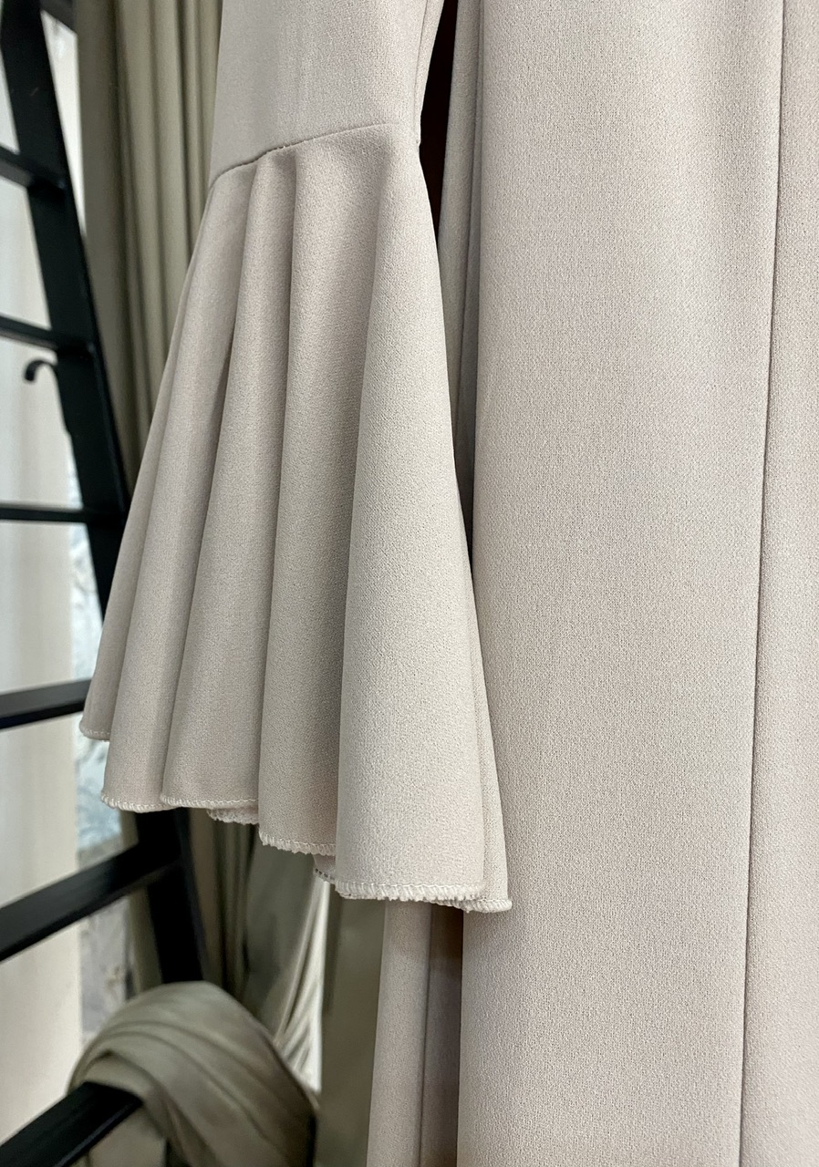 VESTIDO DE FLAMENCA BEIGE: imagen 3