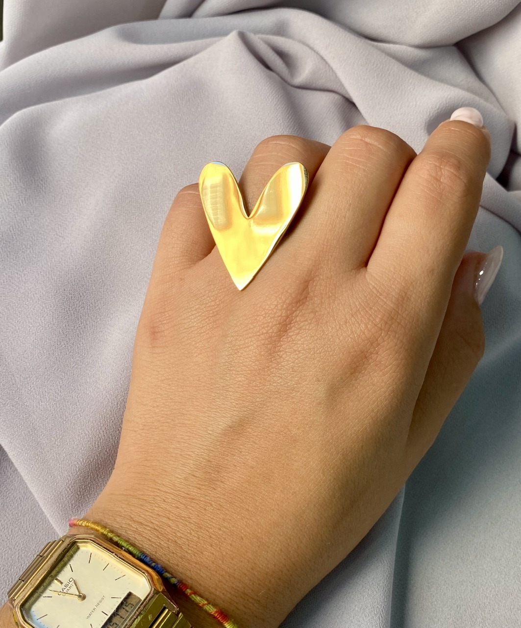 ANILLO CORAZÓN MAXI ORO