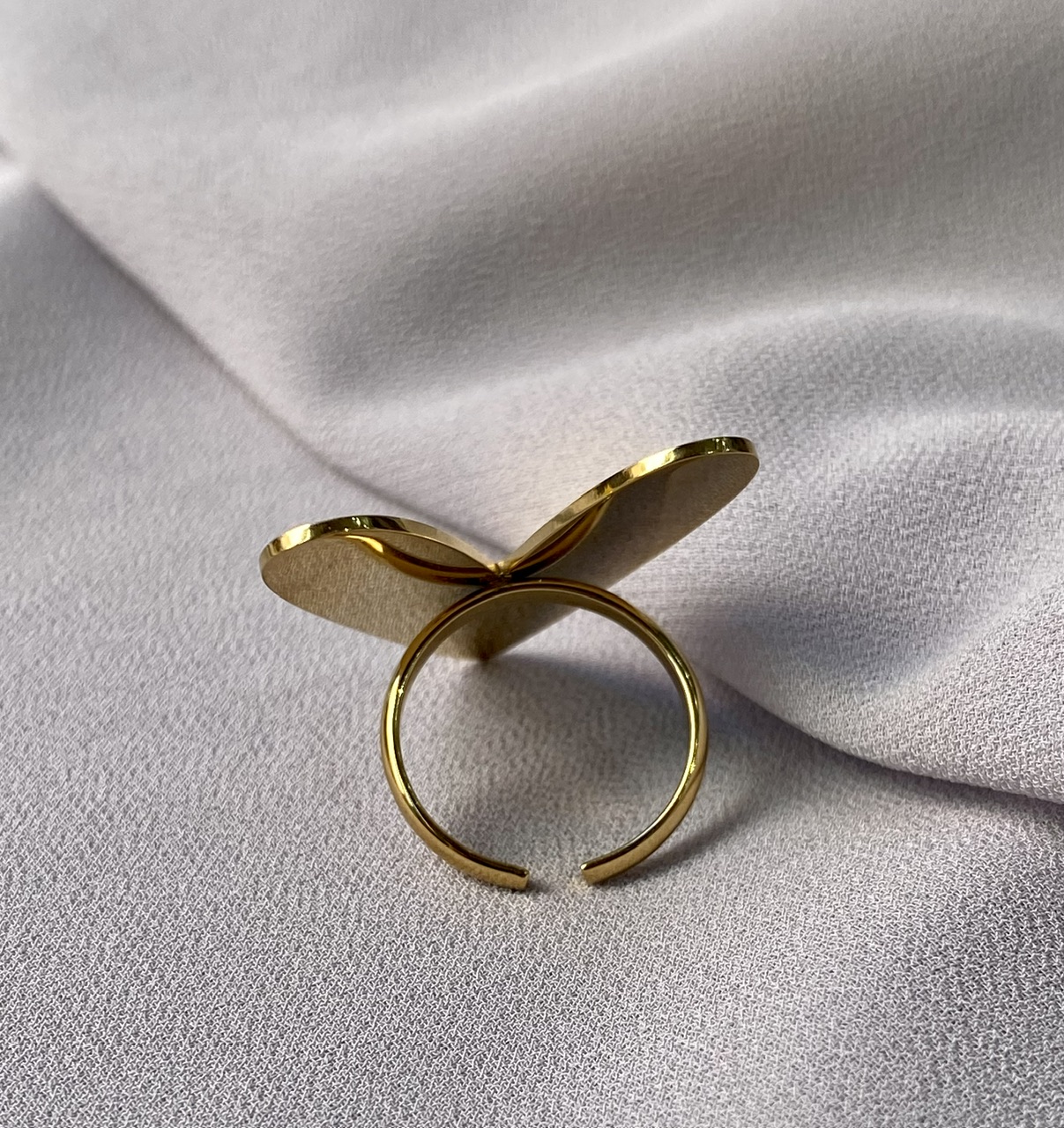 ANILLO CORAZÓN MAXI ORO: imagen 2