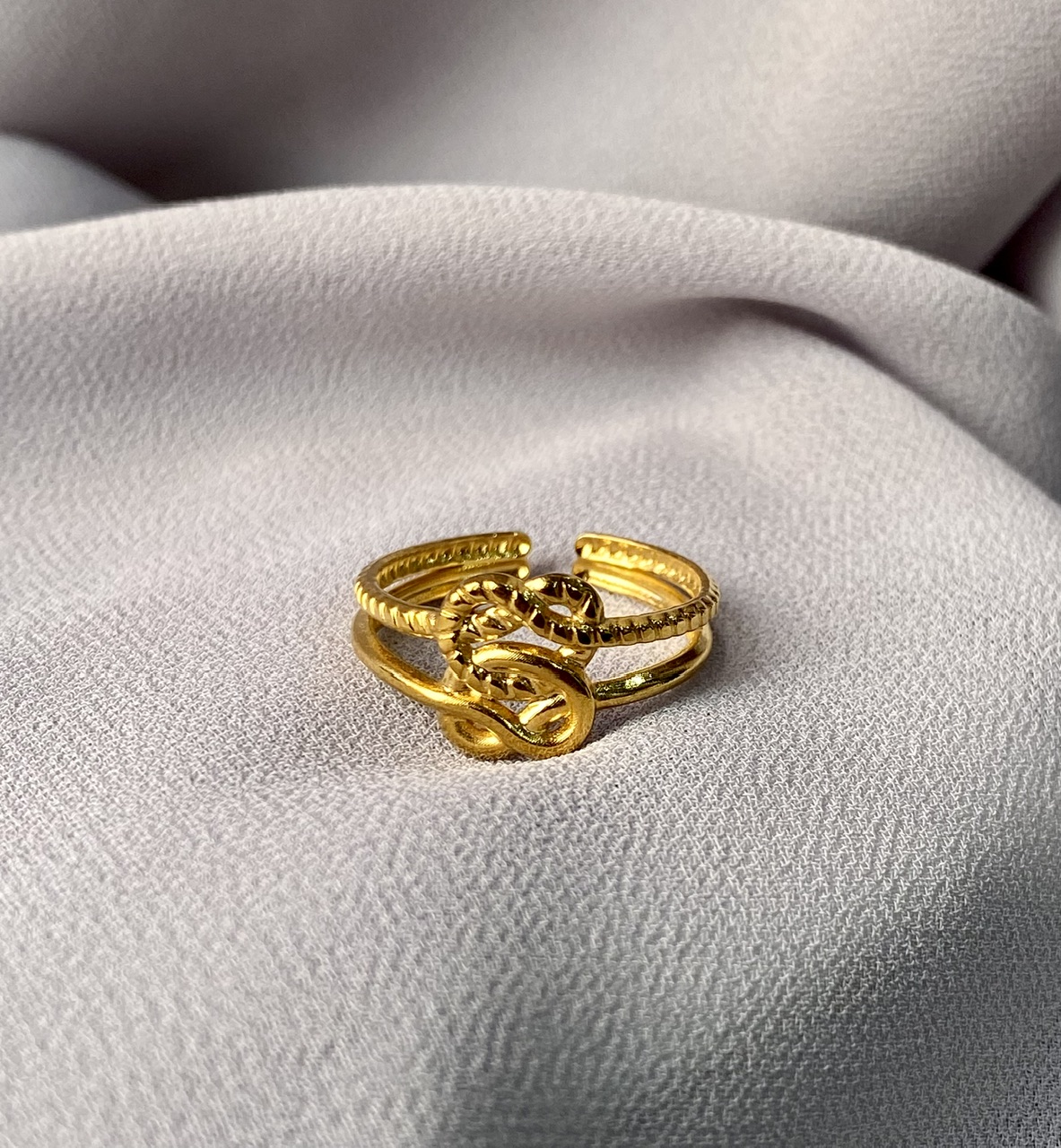 ANILLO NUDOS ORO: imagen 2