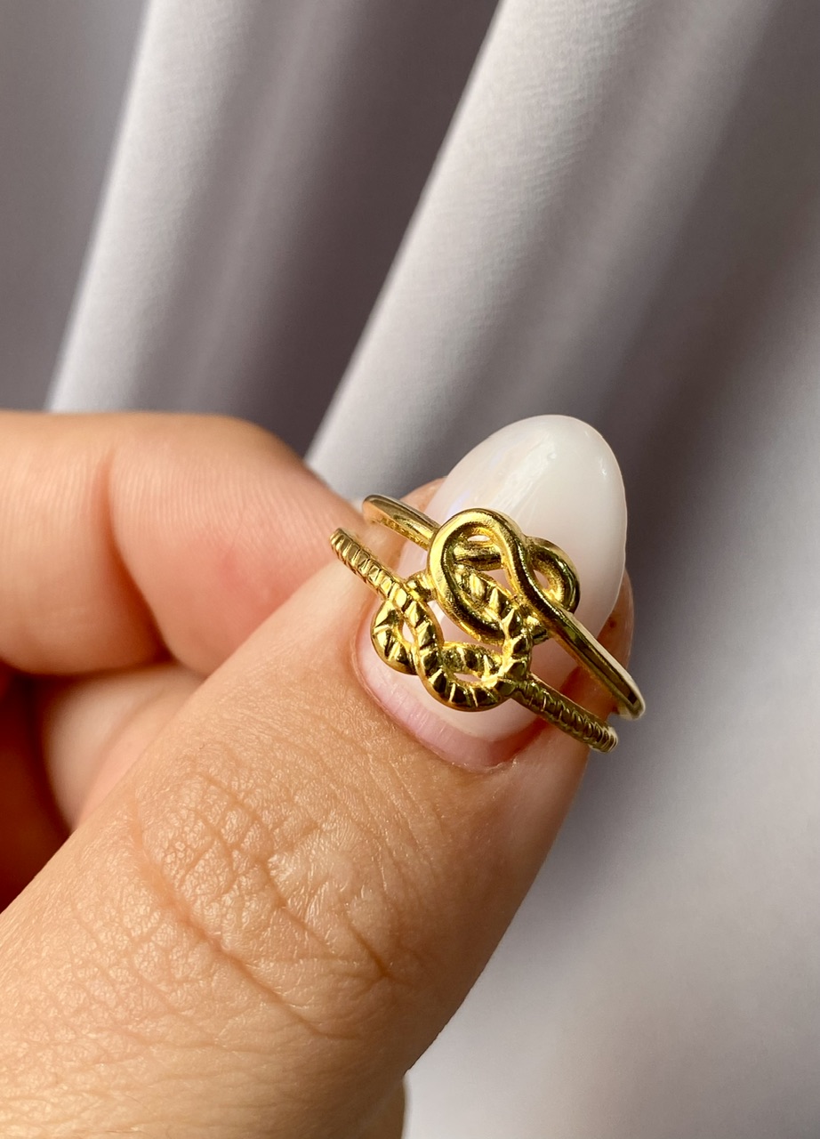 ANILLO NUDOS ORO