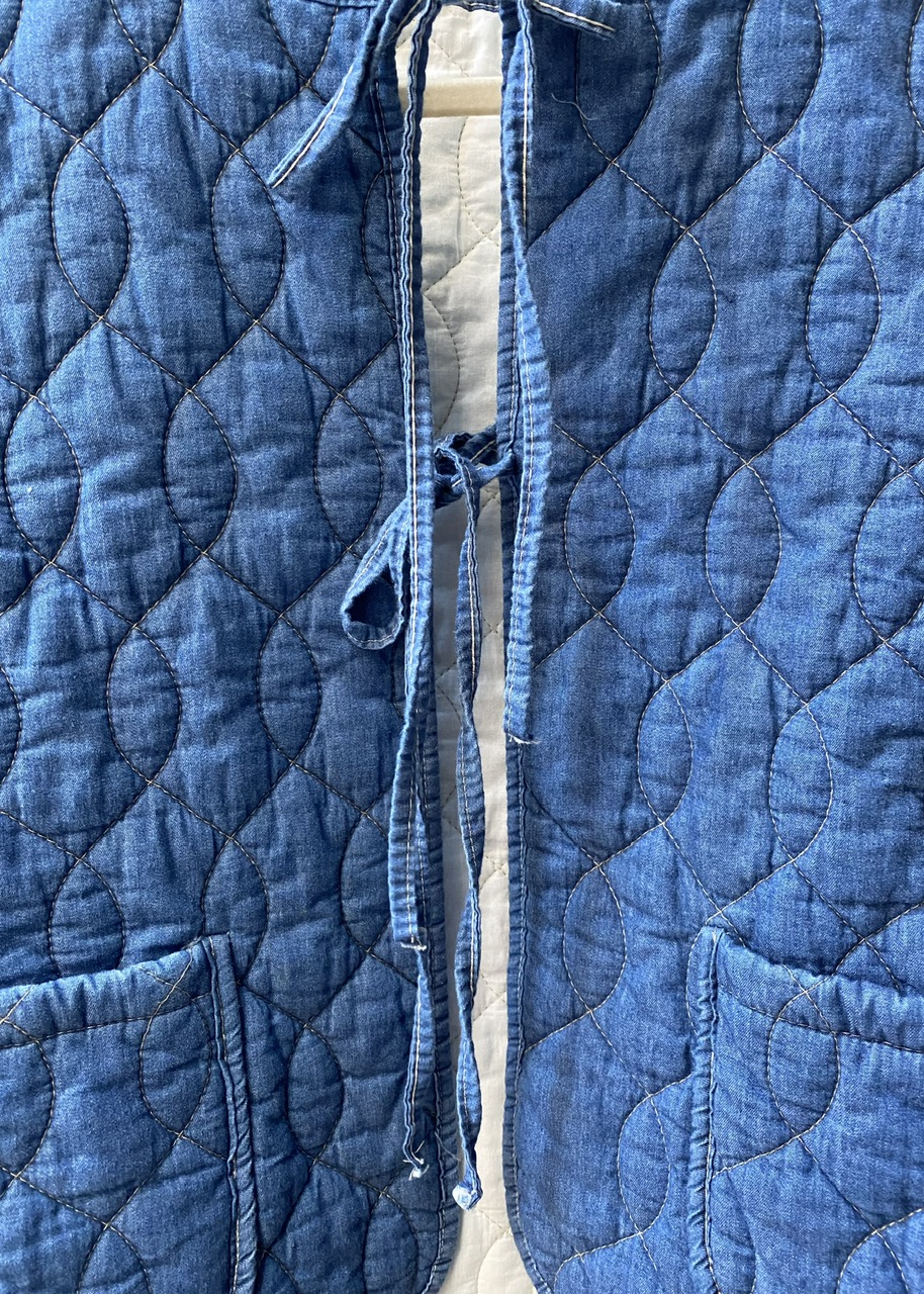 CHALECO ACOLCHADO DENIM: imagen 2