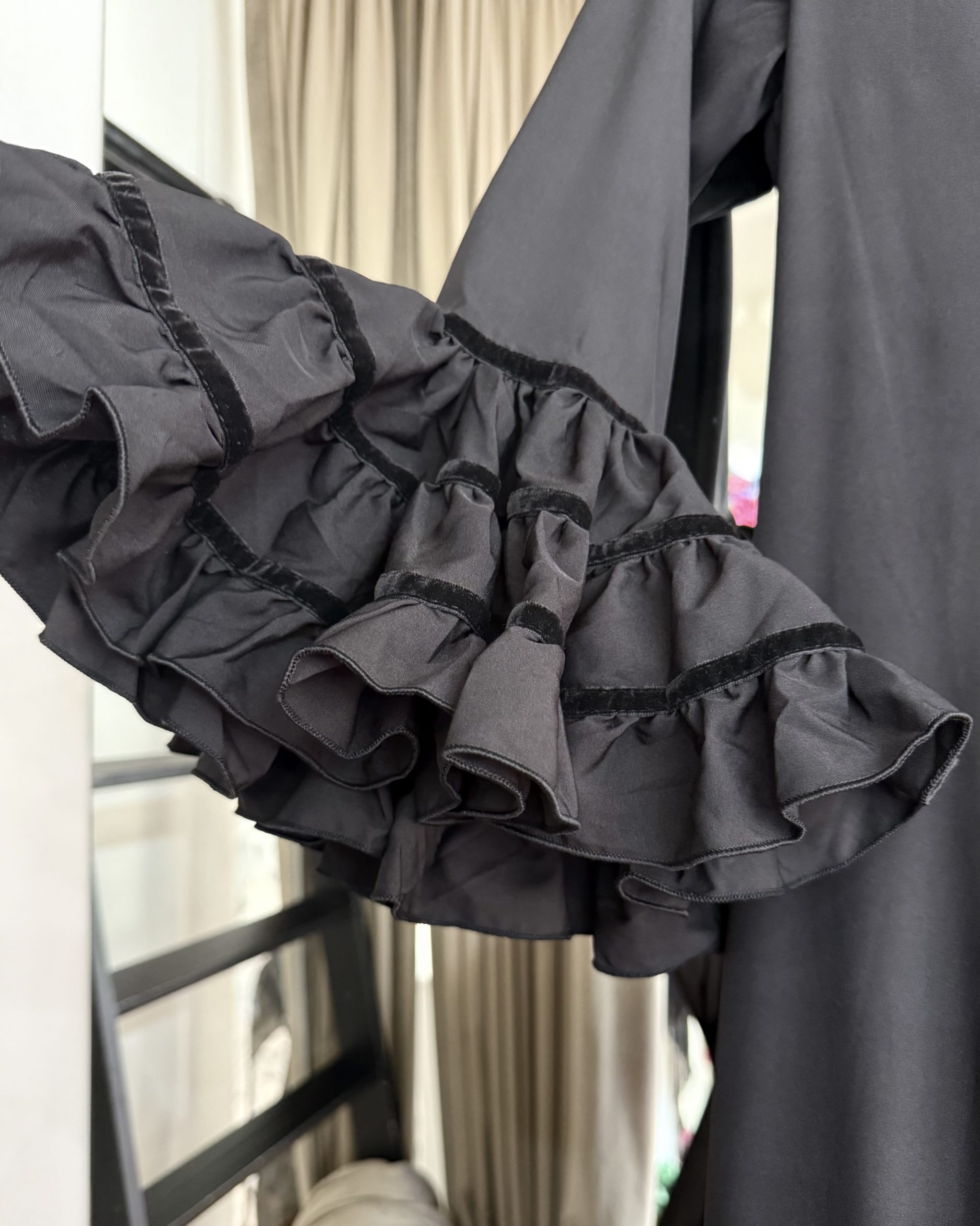 VESTIDO FLAMENCA CANASTERO NEGRO T. M/L: imagen 2