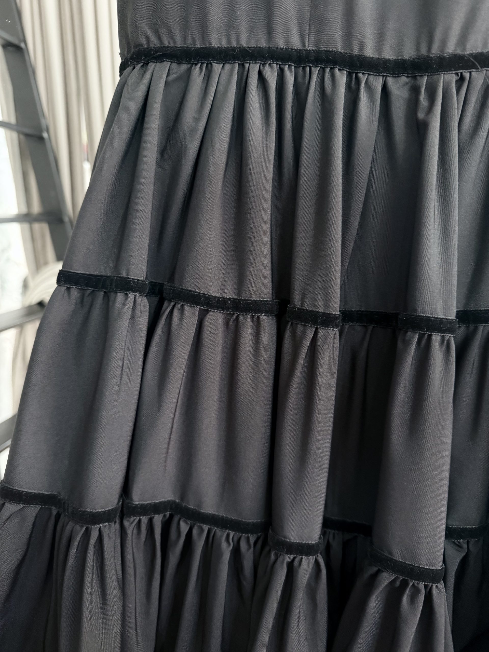 VESTIDO FLAMENCA CANASTERO NEGRO T. M/L: imagen 4