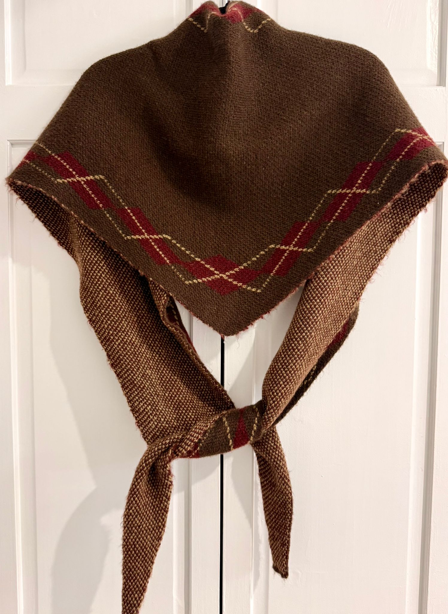 BANDANA ROMBOS MARRÓN: imagen 2