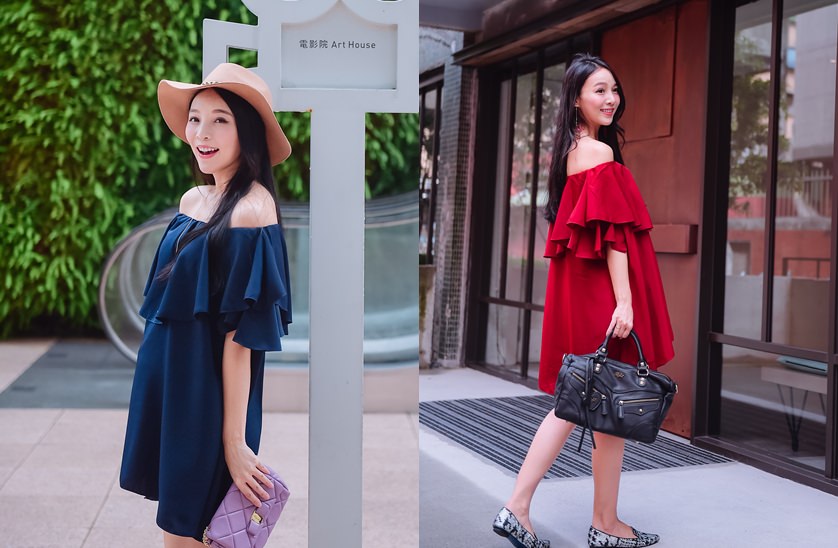 【敗家】穿了會上癮的MLM Label Off Shoulder露肩洋裝