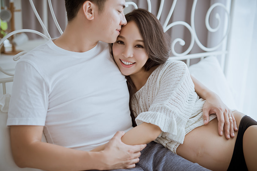 【孕婦寫真】抓住溫度與感動的瞬間,31週清新孕婦寫真～蔣樂X小蘋果