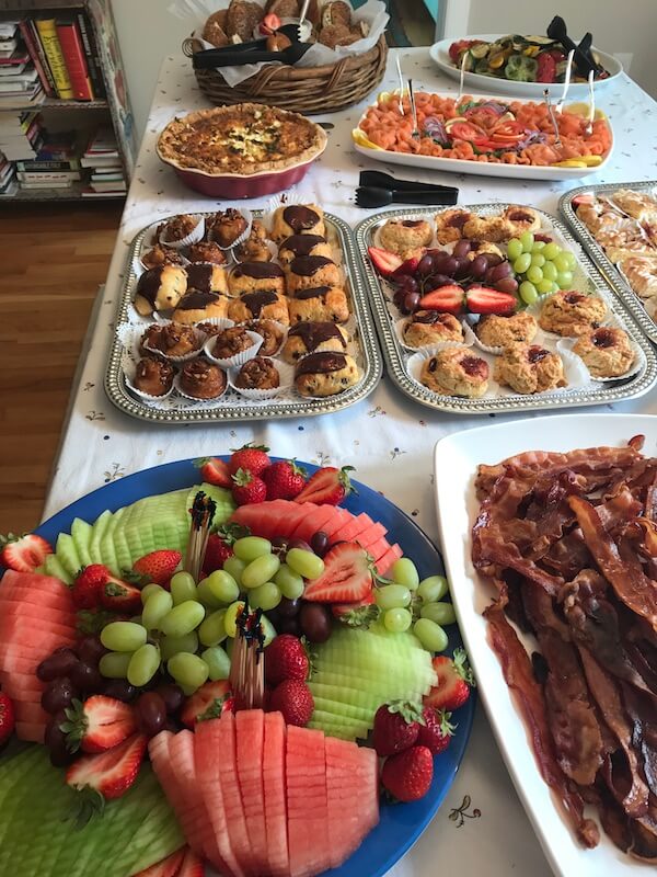 catering table