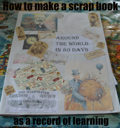 How to Create an 'Around the World in 80 Days' Scrap Book