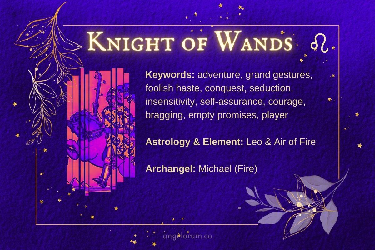 Angelic Tarot Card Meanings Knight of Wands