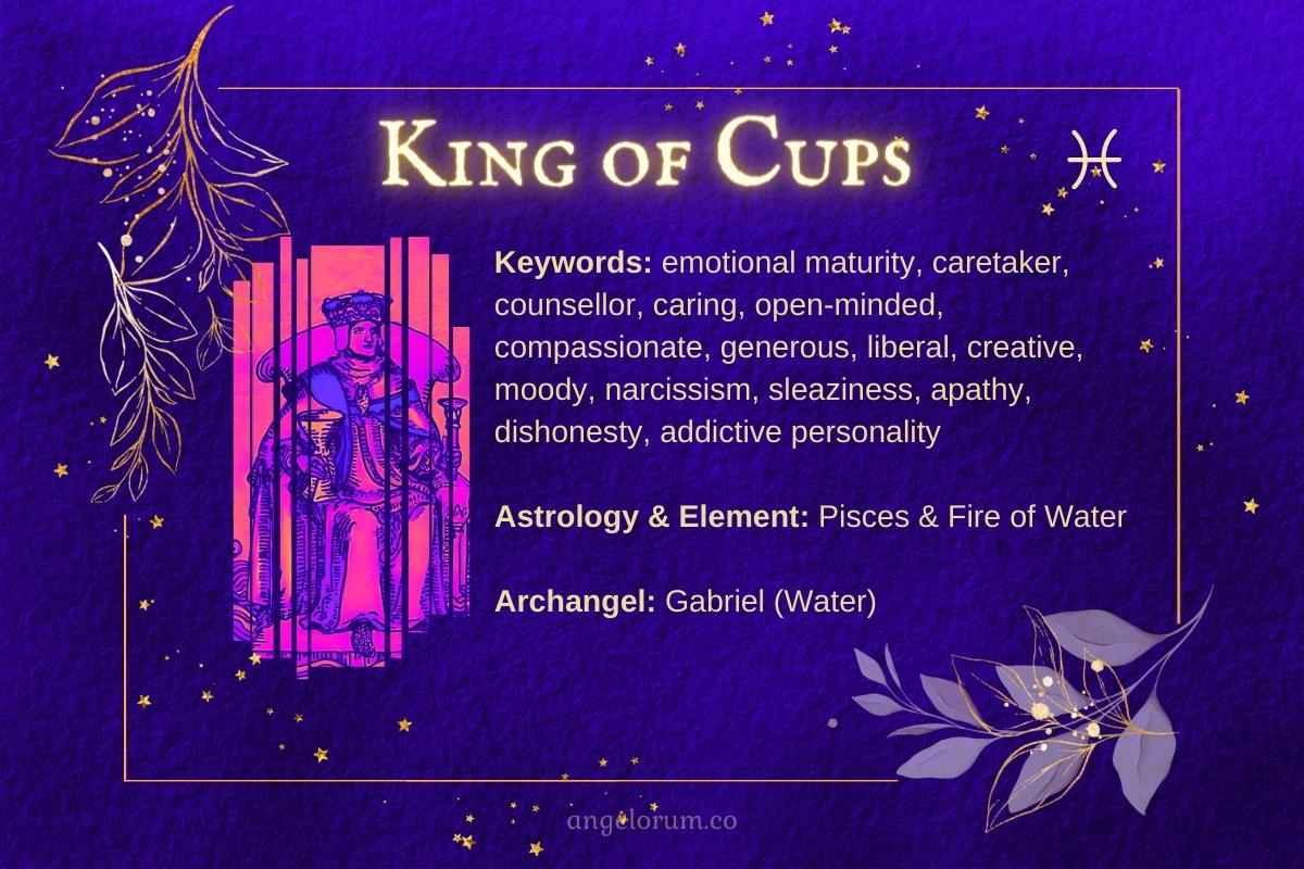 king of cups angelic tarot card meanings