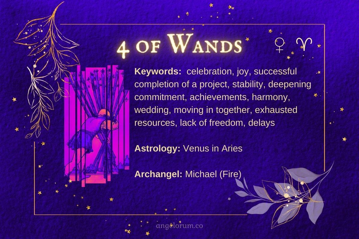 4 of Wands