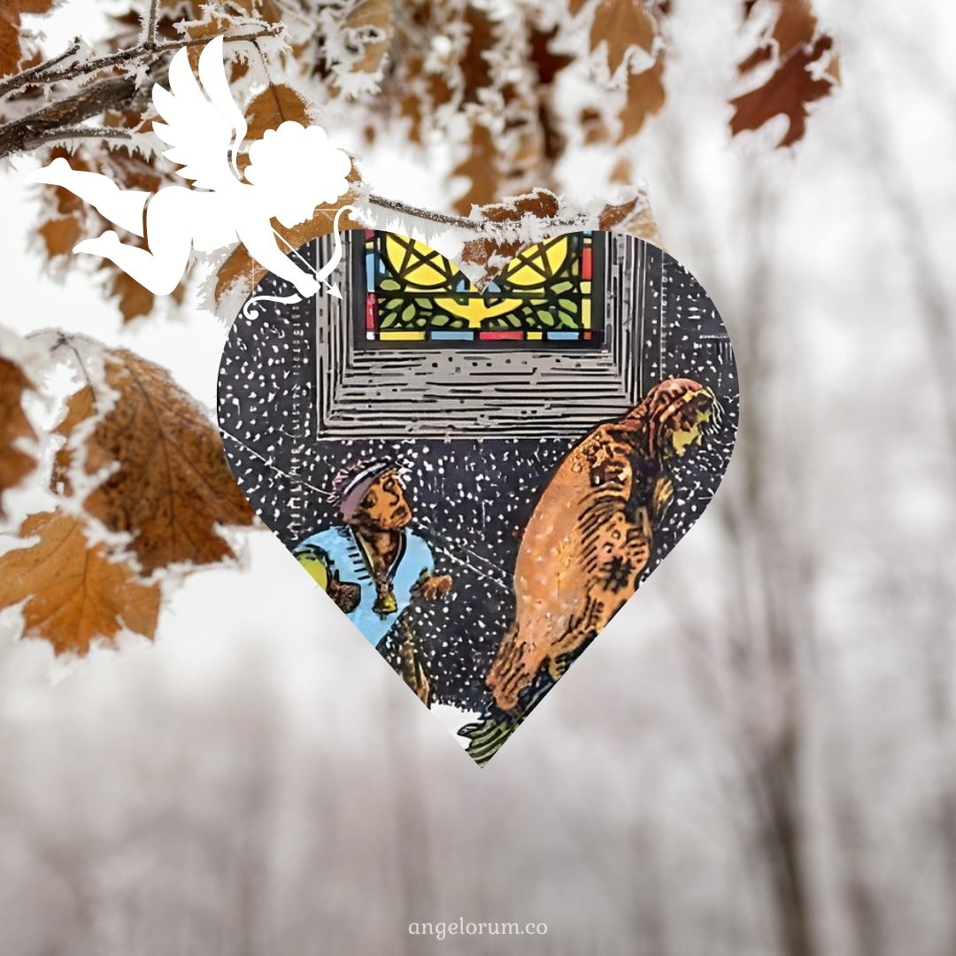 5 of Pentacles as feelings in love and relationship tarot readings