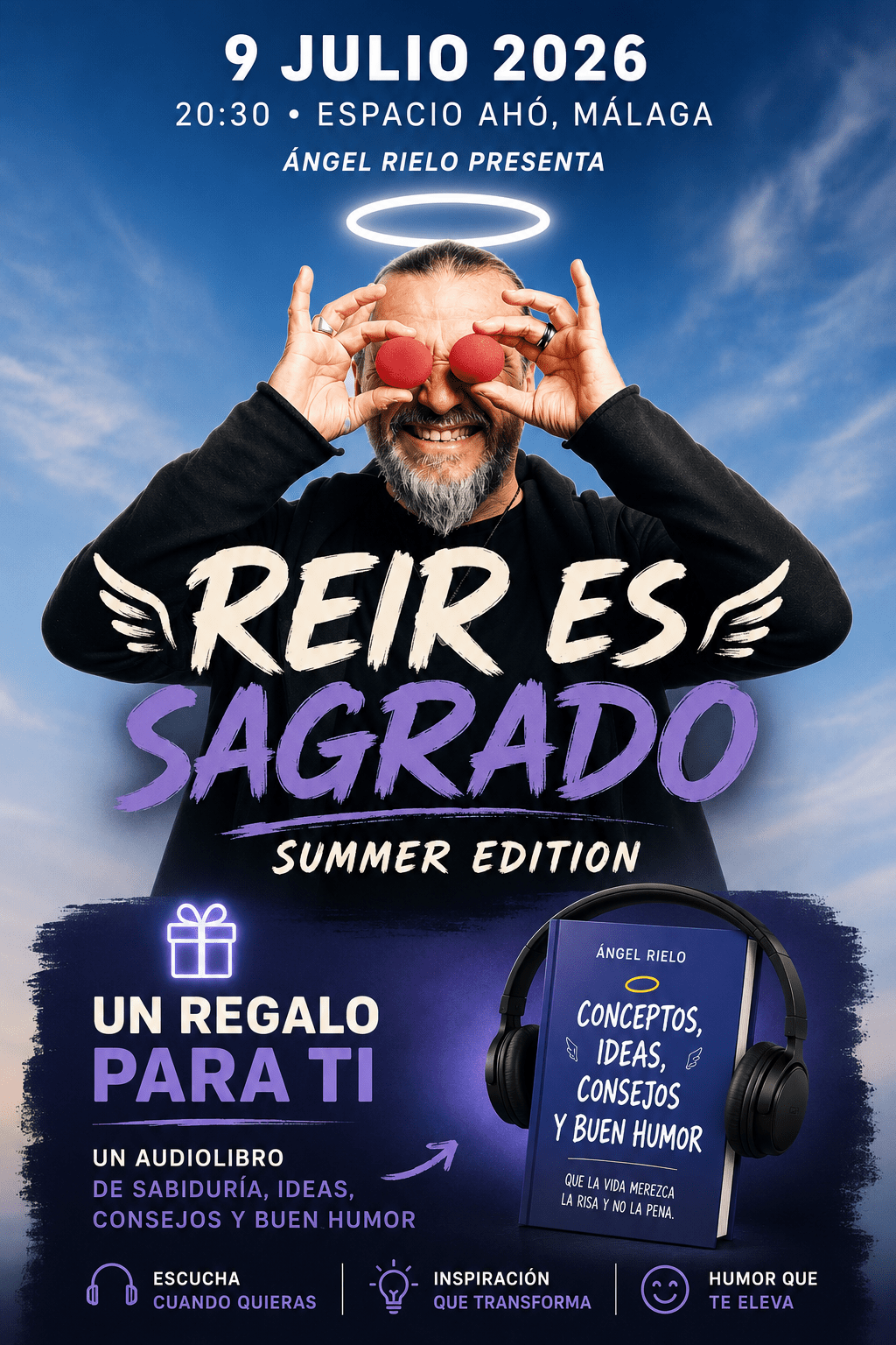 AR RES R Ángel Rielo,El feliciólogo,Angel Rielo conferenciante,humorista,Angel Rielo entradas