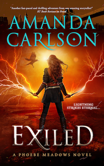 ARC Review: Exiled (Phoebe Meadows #3) by Amanda Carlson