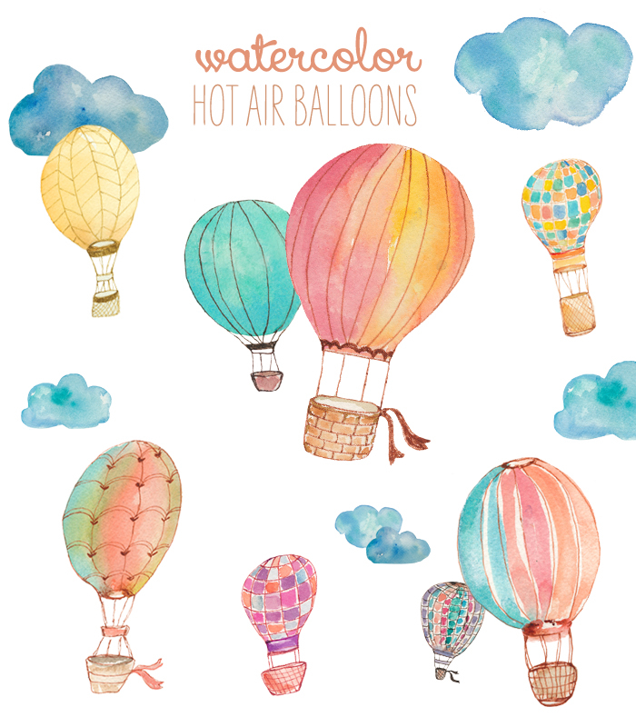 Watercolor balloon and watercolor, watercolor flower, balloon, watercolor flowers,. Watercolor Hot Air Balloon Clip Art