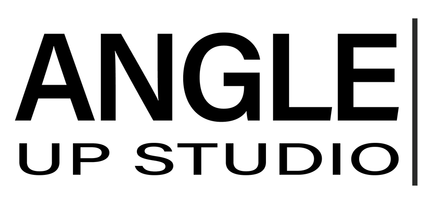 Angle Up Studio logo in black