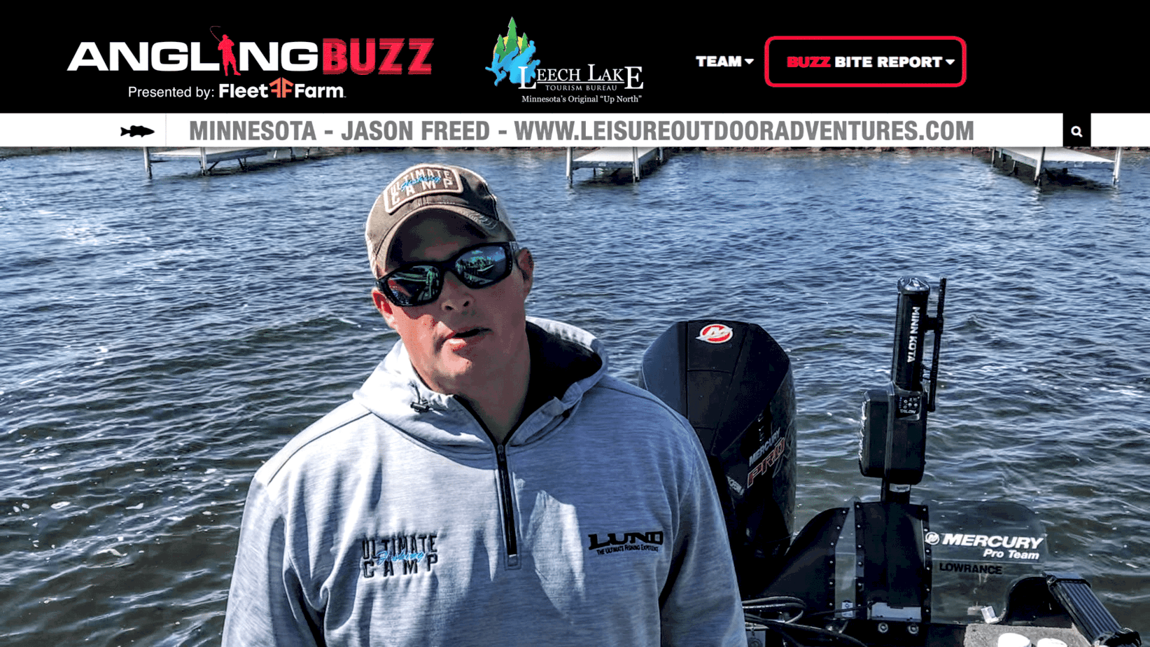Leech Lake (MN) Fishing Report Jason Freed AnglingBuzz