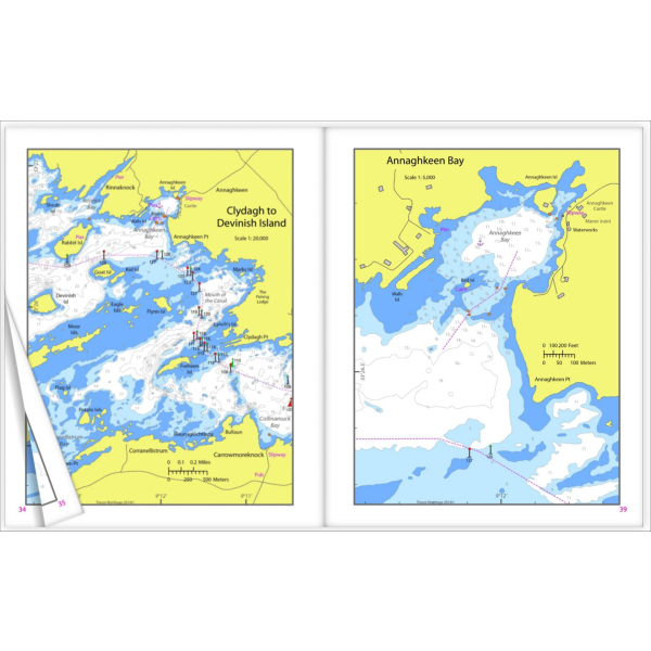 The Lough Corrib Chart Book Open Page Min.