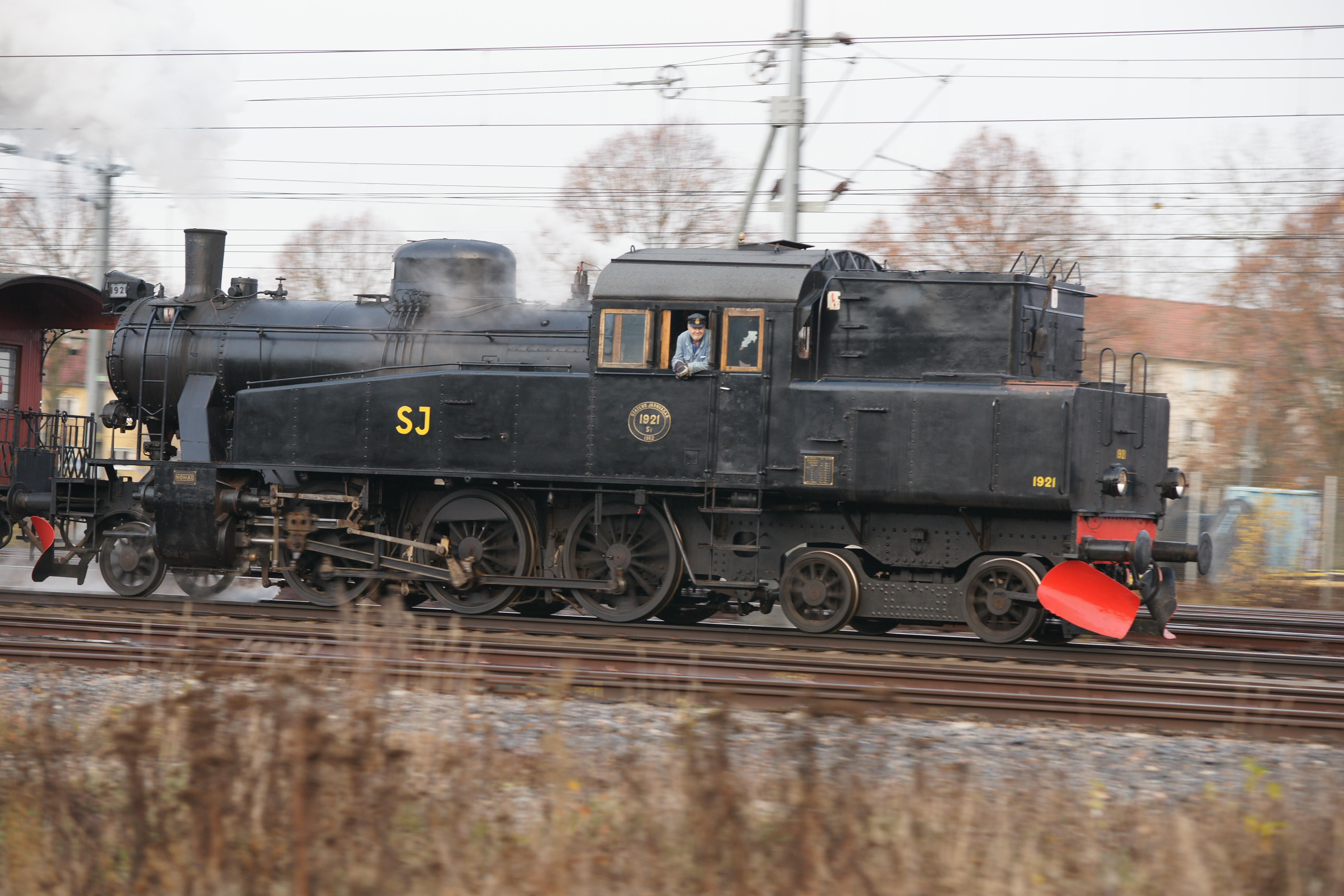 S1 1921 med Lasse Zethraeus vid spakarna