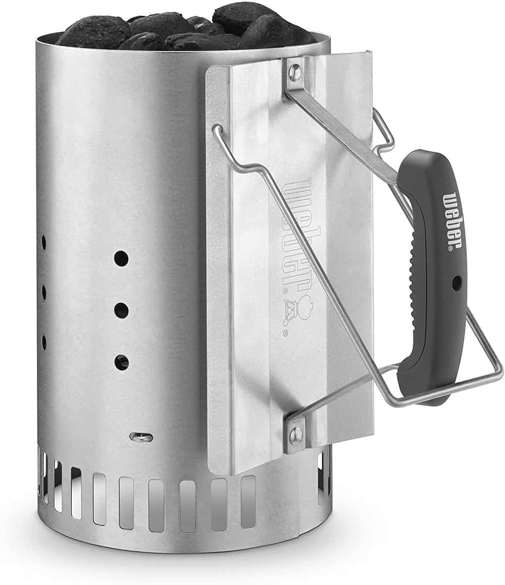 TecTake BBQ Barbecue Chimney Starter Charcoal Grill Rapid Quick Coal