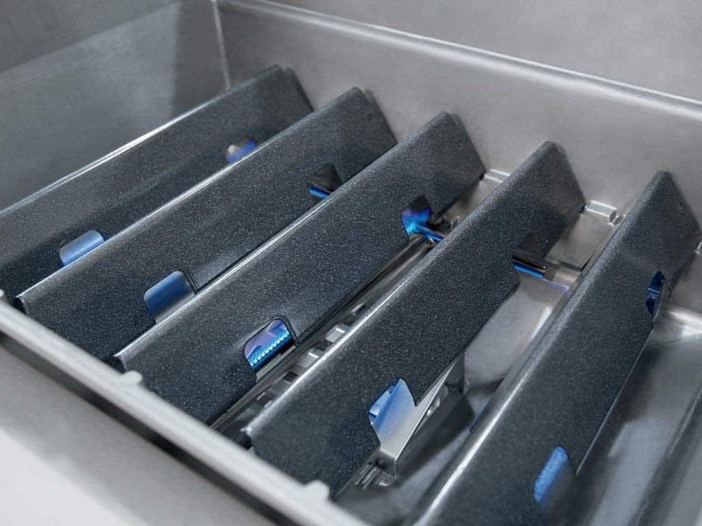 Inside Weber Spirit II Grill