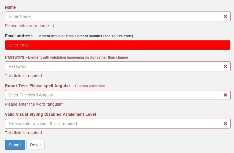 Dynamic AngularJS Form Validation | Angular Script