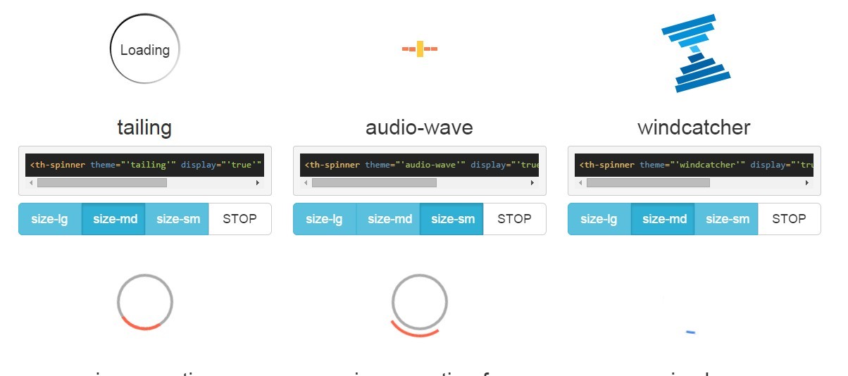 Angularjs Loading Component AngularJS Module For Themeable Loading Indicators | Angular Script
