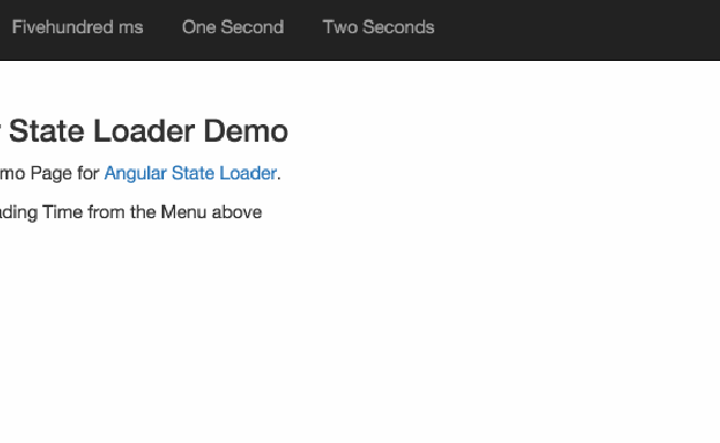 Loading Spinner For UI Router - Angular State Loader | Angular Script