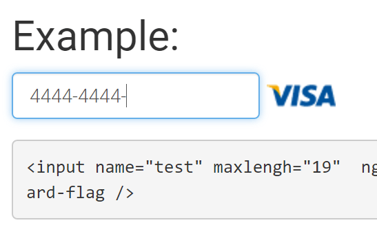 Credit Card Flag Directive For AngularJS | Angular Script