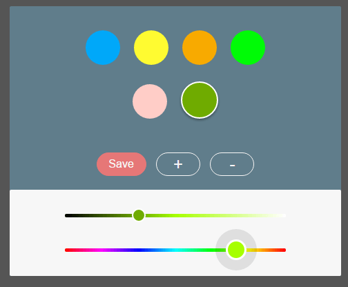 Minimal Touch-friendly Color Picker Diretitve | Angular Script