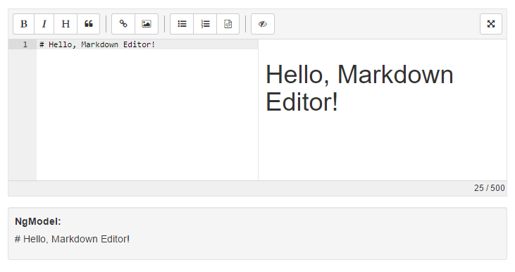 Angular Markdown Editor Based On Ace Code Editor | Angular Script