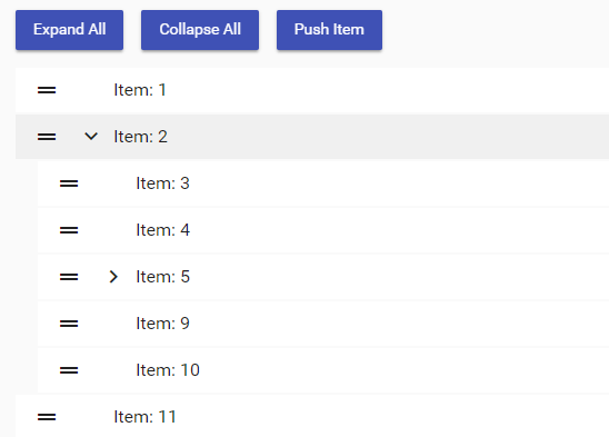 Draggable Nestable List For Angular 4+ | Angular Script