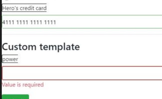 Angular 7+ Form Validator Library | Angular Script