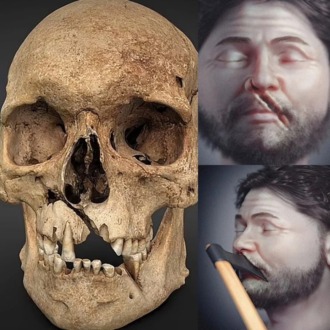 "Breaking: Researchers reconstruct face of 14th-century warrior, revealing face of medieval hero from 1361".