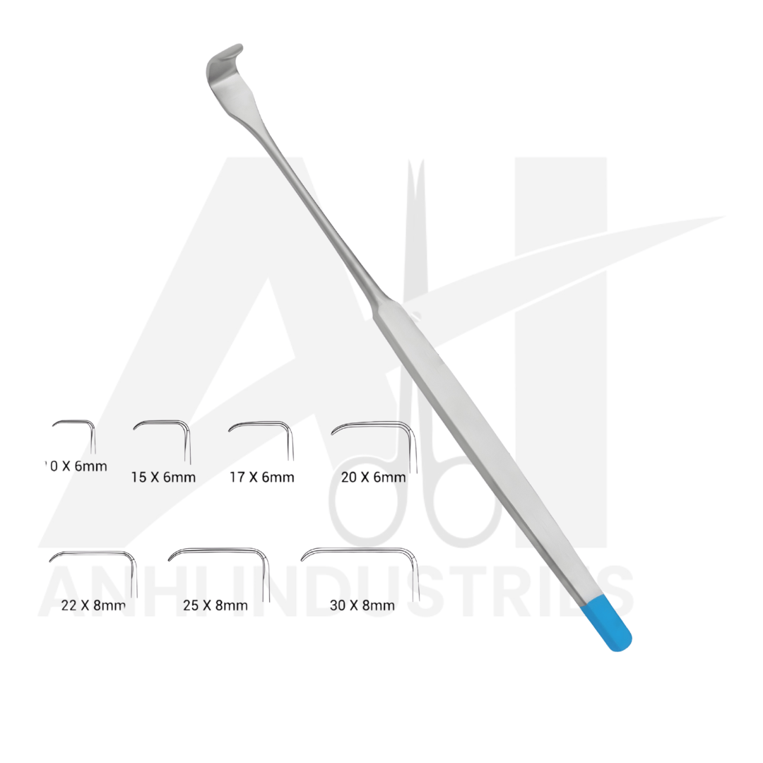 Non Sterile Single-Use Mini Langenbeck Retractor Plan Handle 150mm