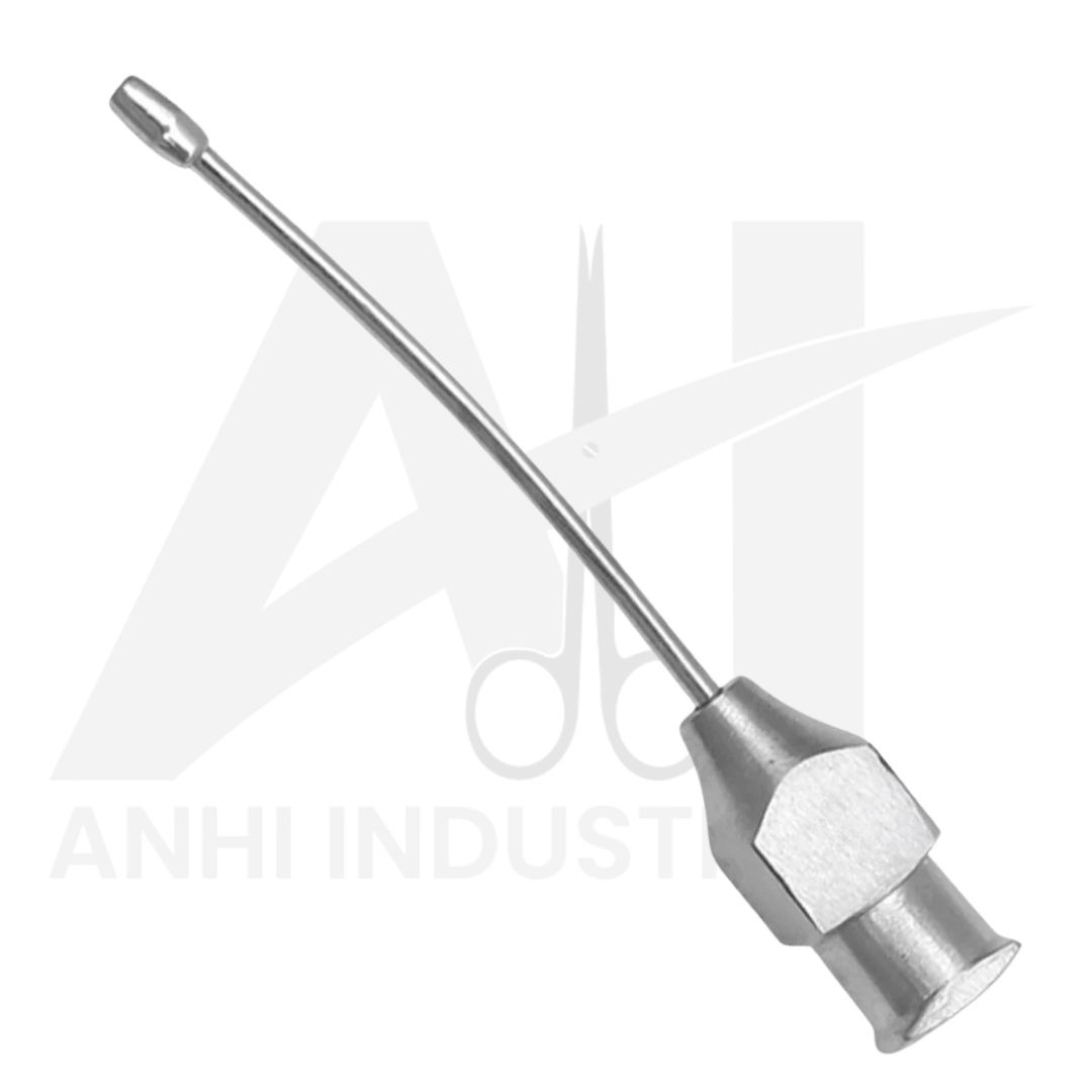 Non Sterile Single-Use Suction Cannula Needle With Olive Button