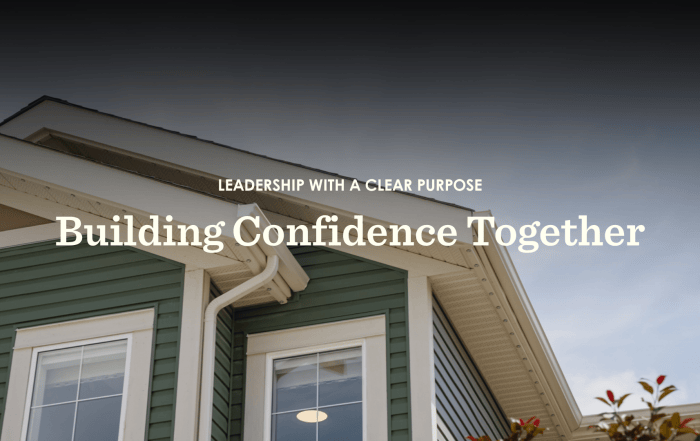 Leaing with a clear perspective: Building confidence together