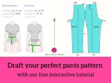 How To Draft A Basic Pants Pattern Step By Step Anicka Design
