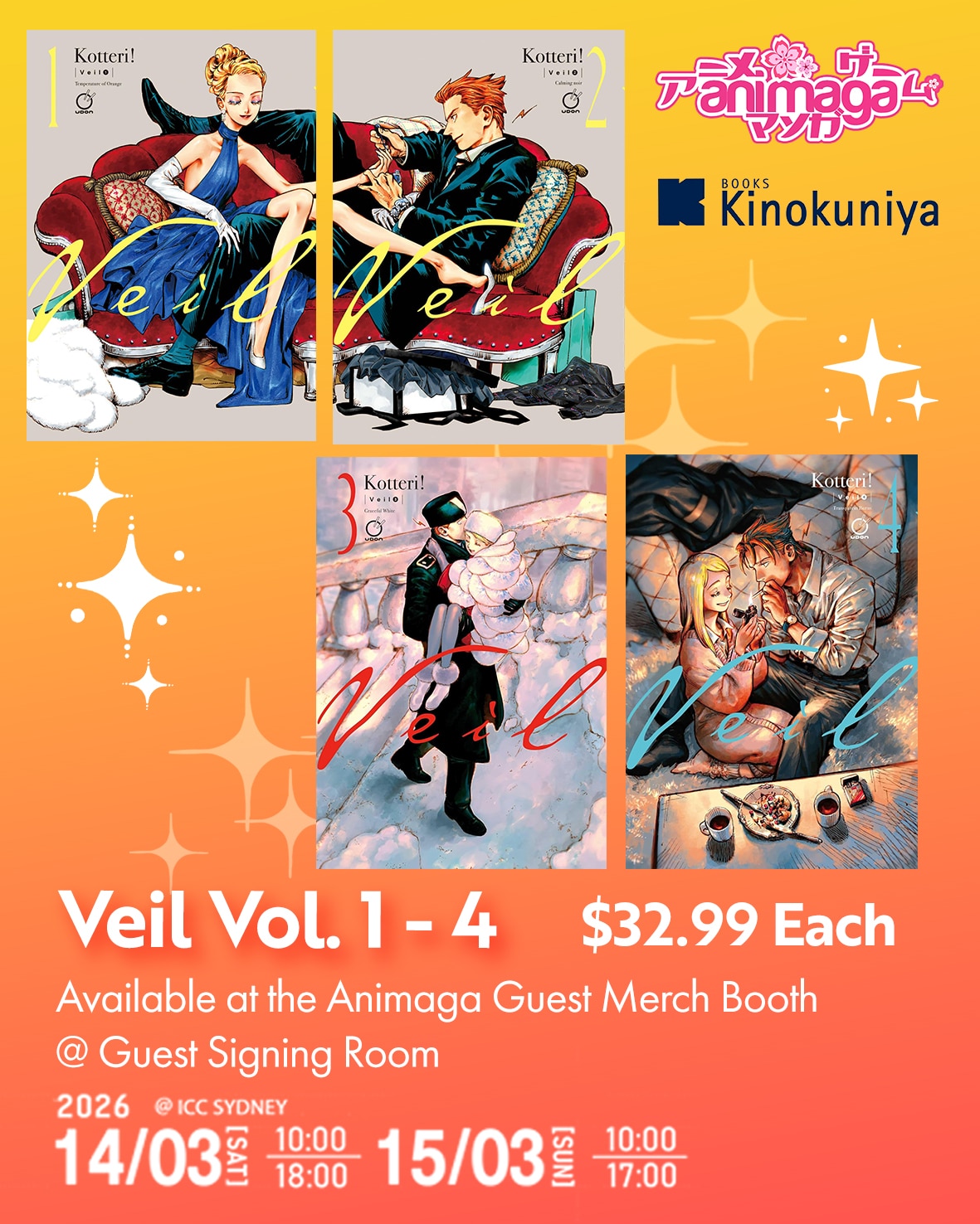 Kotteri! Veil Manga & Signing Guide | Animaga Sydney 2026