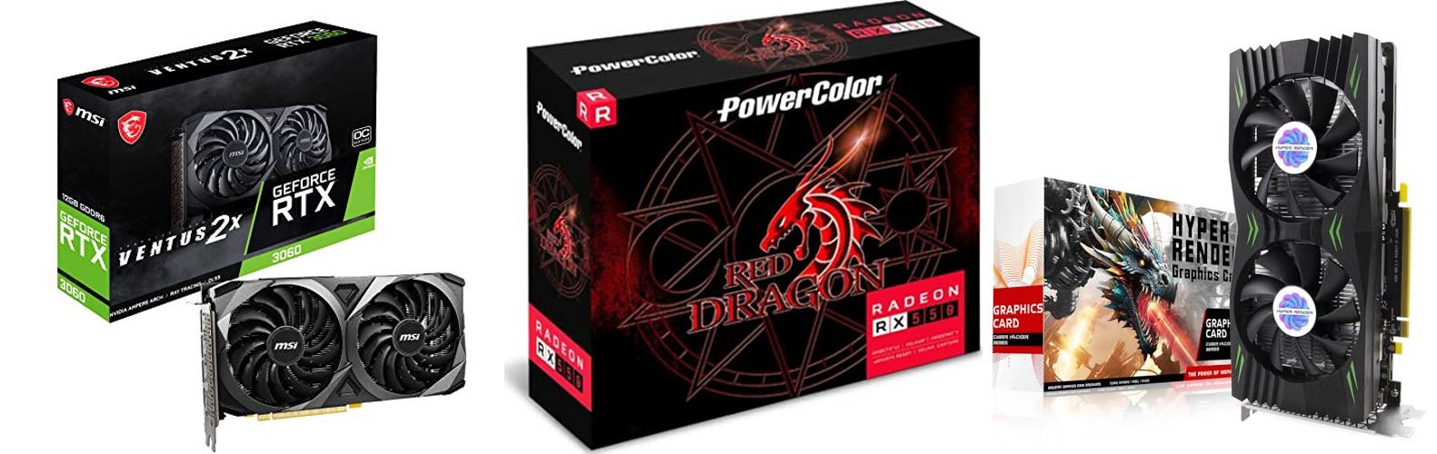Top 5 Graphics Cards Under 500 Best Value Picks AnimalsPick Graphics Card Under 500 Combined Image 