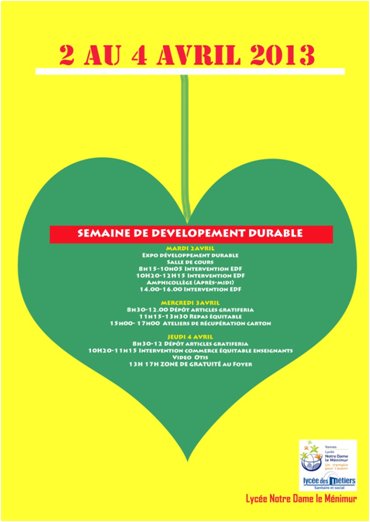Semaine de développement durable