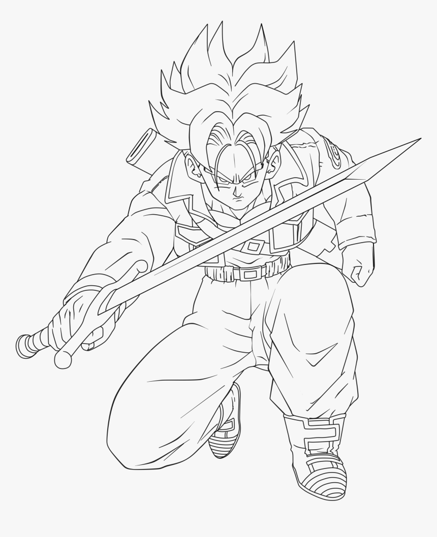 Links on android authority may earn us a commission. Trunks Attack Coloring Page Anime Coloring Pages