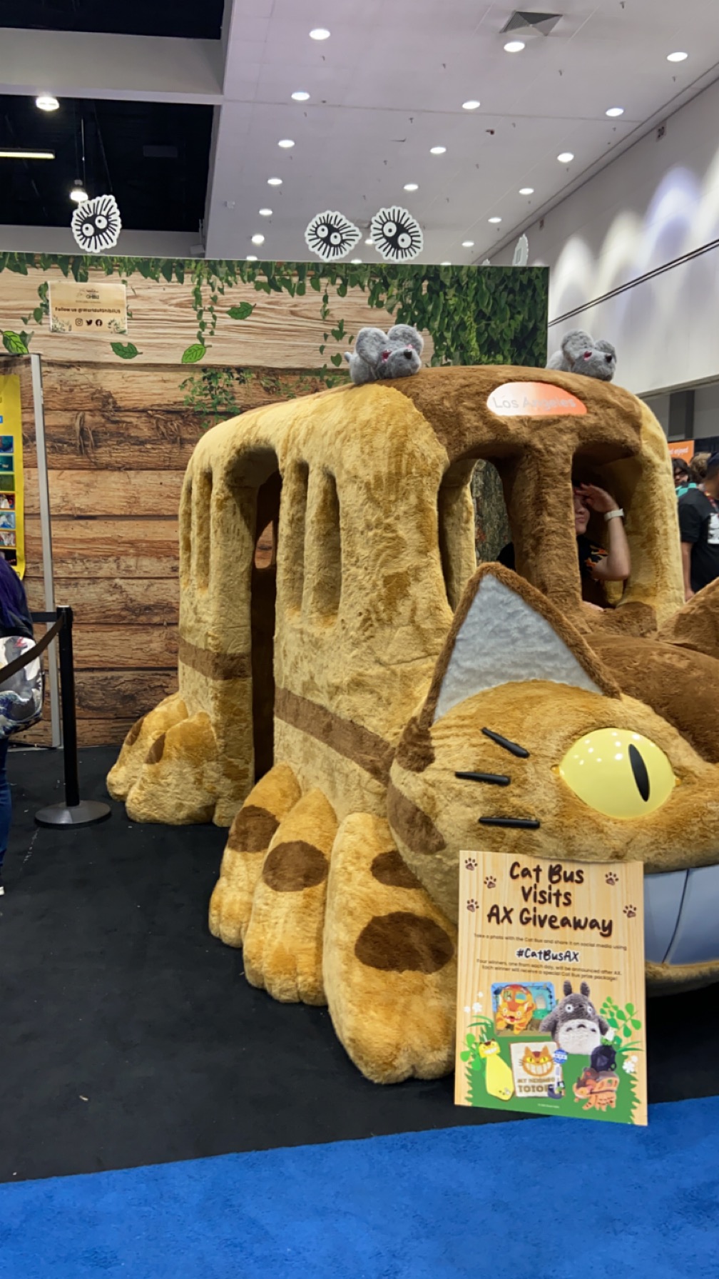 Totoro Cat Bus photo op at Anime Expo 2023