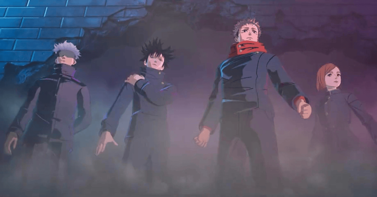 jujutsu kaisen fortnite update - photo from the trailer provided by fortnite on twitter